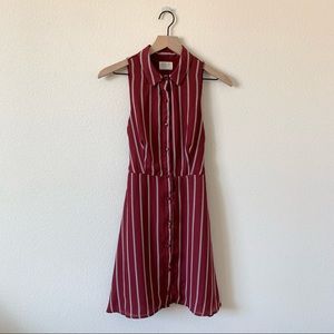 Sleeveless Button Down Dress